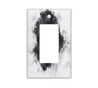 Novelty Cool Gorilla Decorative Light Switch Cover Wall Plate 1 Gang Single Rocker, Modern Art Chimpanzee Electrical Faceplate for Kitchen Bathroom, Monkey Animal Switchcover Decor