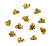 Novelty Craft Buttons, Bees, Pack of 12, Shanked