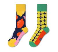 Novelty Crew Socks for Men & Women - Colorful Mismatched Artistic Socks, Creative Casual Socks with Fun Unique Designs, Gift Socks for Christmas, Birthday
