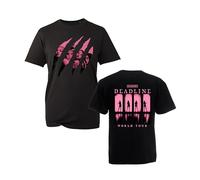 Novelty Deadline World Tour T-Shirt, Famous South Korean Pop Band Event Concert Black Fan Pink Fan Shirt, Gift Unisex Tee Top (Black, M)