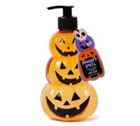 Novelty Decor Hand Soap Dispenser: Simple Pleasures Fun Shaped Bottle with Scented Liquid Soap - Decorative Hand Pump Refillable Soap Dispenser for Kitchen and Bathroom (Stacked Pumpkin)