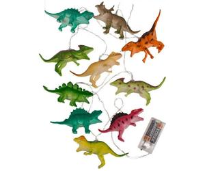 NOVELTY DINOSAUR DINO FUNKY LED STRING PARTY FAIRY LIGHTS NEW AND GIFT BOXED