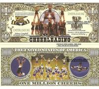 Novelty Dollar Cheerleading Cheer Leader Million Dollar Bills X 2 New