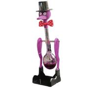 Novelty Drinking Water Bird Toy, Perpetual Motion Bobbing Duck, Educational Science Desk Toy for Home & Office Decor, Fun Prank & Gag Gift (Purple)