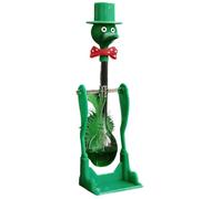Novelty Drinking Water Bird Toy, Perpetual Motion Bobbing Duck, Educational Science Desk Toy for Home & Office Decor, Fun Prank & Gag Gift (Green)