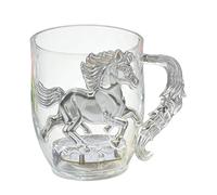 Novelty Drinkware Tumblers - Luminous Reactive Technology System, Creative Horse Theme Styling, Sturdy Flexible Body Structure | Radiant Liquid Light Response, Cheerful Social Gathering Cup