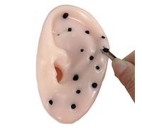 Novelty Ear Shaped Blackheads Remover Toy, Funny Pimple Popping Stress Relief Toy, Elasticity Squeeze Acn-e Toy Set with Tweezers, Disgusting Blackheads Pimple Popper Toys, Stop Picking Your Face Now