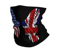 Novelty Face Cover,America and Britain British Flag wing,Neck Warmer Unisex Tube Scarf for Yoga Men Sports 26X30cm