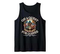 Novelty Fantasy RPG Character Quest T for Coffee Lover Tank Top