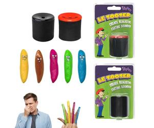 Novelty Fart Machine, 2pcs Prank Fart Noise Maker with 5 Poo Slingshot Toy | Pooter Fart Toy, Makes The Most Realistic Sounds, Soft Jokes Gag Toys