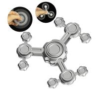 Novelty Fidget Spinner Toy for Kids Adults, Large Cool Metal Engineer Hand Spinner Desk Toy for Stress Relieve Kill Time, Gift for Birthday Chrismas Party Supply