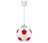 Novelty Football Ceiling Light Shade Pendant Red and White E27 Bulb Fitting M0069