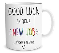 Novelty Funny Coffee Mug Colleague Leaving Gift Present Good Luck New Job Coworker Gift Funny Mug Work Office Banter Present Joke WSDMUG1397