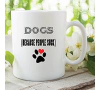 Novelty Funny Dog Mug Printed Ceramic Cups Dog Lovers Gift Present WSDMUG480
