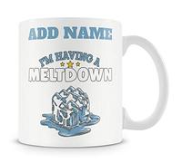 Novelty Funny Gift Mug for Work Colleagues - I'm Having A Meltdown - Personalised Mug
