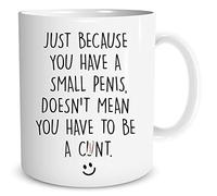 Novelty Funny Humour Coffee Mugs Small Penis C*nt Boyfriend Gift Husband Present Valentines Christmas Joke Funny Gift Birthday WSDMUG1188