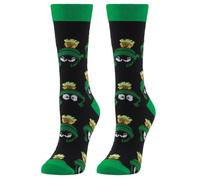Novelty Funny Socks If You Can Read This Wine Crew Socks Casual Gifts Stocking Holiday Gifts, Frog Green, One size