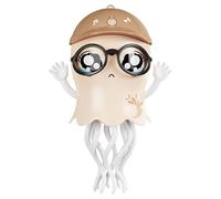 Novelty Funny Toy Dancing Toy Automatic Crawling and Dancing Robot with Obstacle Sensors for Indoor Entertainment (Yellow, One Size)