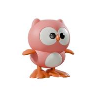 Novelty Funny Toy Wind Up Jumping Owl Toy for Children Perfect for School Dormitory Outdoor Travel and Home Use (B, 8.5x8x8cm)