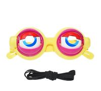 Novelty Funny Winking Eye Glasses, Manual Blink Action, Lightweight Novelty Winking Glasses & Novelty BlinkingGlasses With Braided Nylon Pull Rope, Fun Toys for Performances and Photos (D, 1PC)