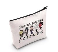 Novelty Gamer Gift Straight Outta The Gate Zipper Pouch Makeup Bag (BG3 Friends EU)