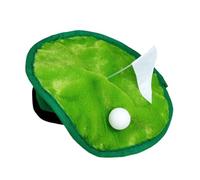 Novelty Golfer Hat Feature Simulated Round Ball Plush Headgear For Party Costumes And Daily Event Green Hat