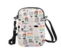 Novelty Graduation Gift for Her Do Epic Sh*t Class of 2024 Zipper Pouch Makeup Bag for Graduate (Epic Shit Cr EU)