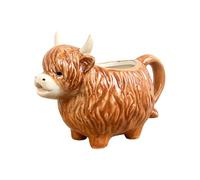 Novelty Gravy Boat Highland Cow Kitchen Decoration Accessories Sauce Jug Ornament Anmal Dining Table Tableware