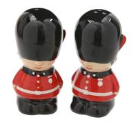 Novelty Guardsman Ceramic Salt and Pepper Set Refillable Kitchen Dining Table