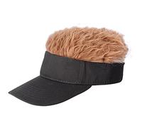 Novelty Hair for Men | Sun Hat Wig Baseball with Spiky Hair Fashion Baseball Golf Sun Hat, Suitable for Running, Hiking, Cycling, Golf, for Your Loved