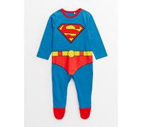Novelty Halloween Superman Long Sleeve Sleepsuit Up to 3 mths