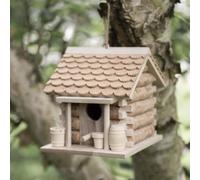 Novelty Hanging Bird House Nesting Box Feeder Wild Garden Birds Outdoor Nest