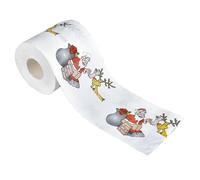 Novelty Holiday Toilet Paper - Santa Toilet Paper Roll, Novelty Santa Toilet Paper | Santa Holiday Toilet Paper, Highly Collected Novelty Toilet Paper