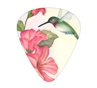 Novelty Hummingbird* Guitar Picks Pack Of 12,Comfortable Feel, Smooth Edges, Abrasion,Suitable For Guitar, Ukulele, Etc.