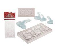 Novelty Ice Cube Tray - Fun Phallic Design (Transparent)