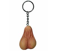 Novelty Joke Testicle Keyring Keychain - Ideal Present Gift Idea for Birthday Christmas Xmas Stocking Filler, Secret Sexy Santa, Hen Party Night, Anniversary or Valentines