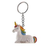 Novelty Keyring - Unicorn Rainbow