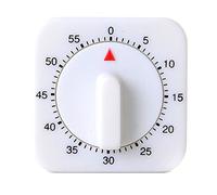 Novelty Kitchen Square 60 Minute Mechanical Timer Reminder Counting