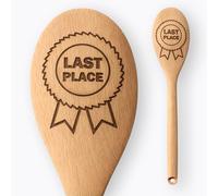 Novelty Last Place Wooden Spoon Trophy | Funny Loser Booby Prize Award | Pub Quiz, Golf, Sports Day, Darts and Football Competition | Laser Engraved Beechwood | Funny Prize for Him or Her