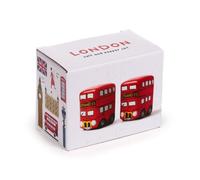 Novelty London Icons Red Routemaster Bus Ceramic Salt & Pepper Set - NEW UK