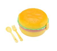 Novelty Lunch Box Hamburger Shape Box Portable Layered Lunch Box Cute Food Container Playful Twist on Traditional Lunch Carrier, For Food On The Go