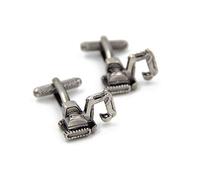 Novelty Mens Cufflinks - Excavator Digger Design