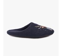 Men's Totes Isotoner NOVELTY Mens Mule Slippers Blue - Navy - Size: 8/8.5/9
