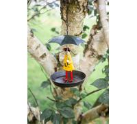 Novelty Metal Bird Feeder Garden Cast Iron Birdcare Seed Nut Station Outside