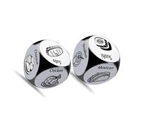 Novelty Metal Decision Maker Dices Resolve Dinner Dilemmas Interactive Valentine Anniversary Celebration Ideas