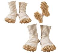 Novelty Microfiber Floor Cleaning Slipper Socks Non-slip Mop Shoe Socks MultifunctionalFloor Mop Socks That Can Sweep the Floor Soft Stain Removal and Water Absorption Strong Massage Slipper Socks, 2
