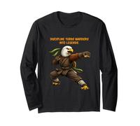 Novelty, Motivational, Karate Warrior. Long Sleeve T-Shirt