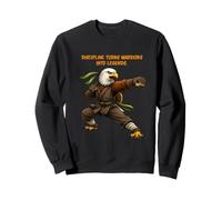 Novelty, Motivational, Karate Warrior. Sweatshirt