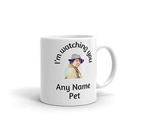 Novelty Mug - Personalised Im Watching You Pet - Vera Stanhope - ITV Detective