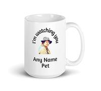 Novelty Mug - Personalised Im Watching You Pet - Vera Stanhope - ITV Detective